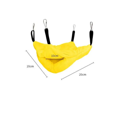Pet Bird Parrot Hangable Cages Warm Hammock Hut Tent Warm Durable Wear-resistant Hanging Cave Sleeping Hatching Cage Decoration