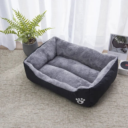 Color square winter soft warm house for dog bed for dog mat waterproof cat bed pet bed for Large Medium Small Dog House