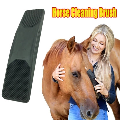 6 In 1 Horse Grooming Brush Equine Dog Bath Massage Shedding Deshedding Hair Removal Brush Multi Function Pet Cleaning Tool