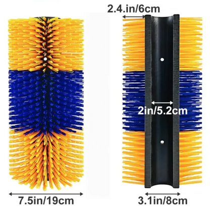Livestock Grooming Brush Deep Massage Grooming Tool Quick-Connect System For Cow Horse Goat Sheep Itch Relief Back Scratching
