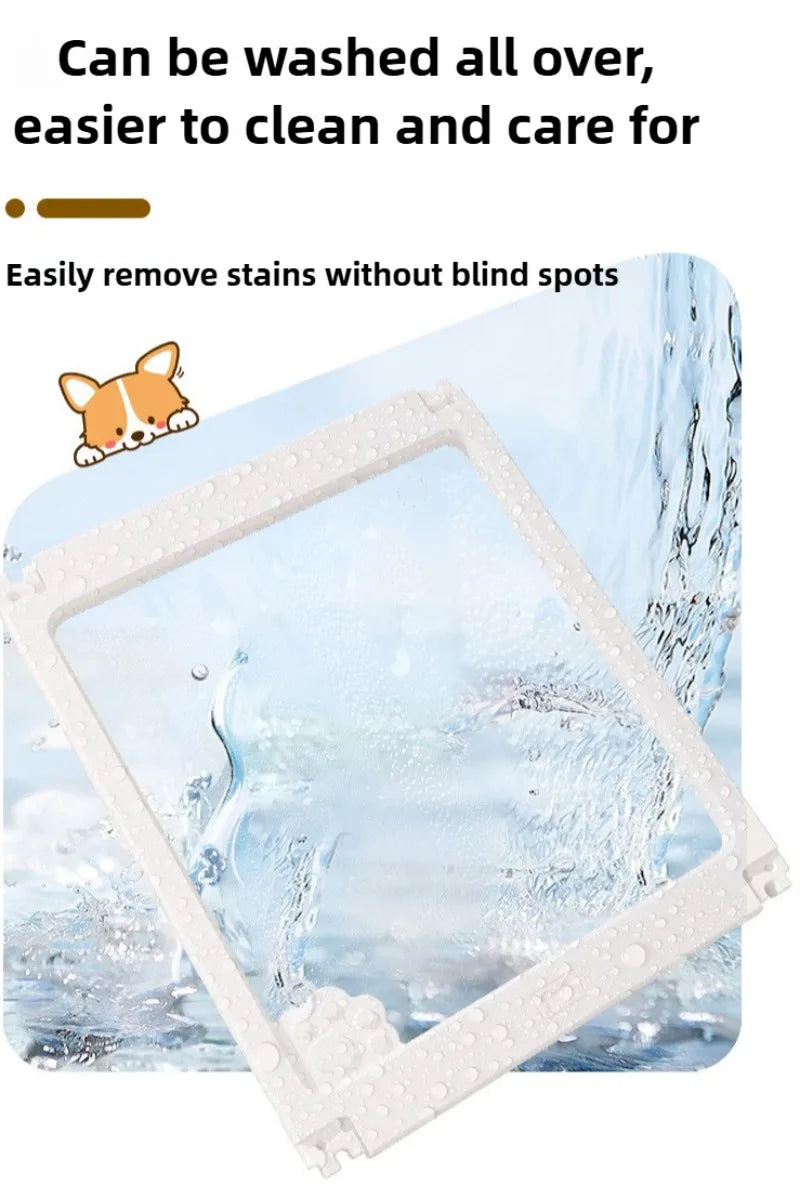 DIY Free Combination Dog Fence Transparent Indoor Acrylic Dog Playpen Splicing Isolation Pet Fences Household Small Enclosure