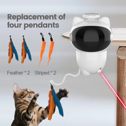 Infrared laser automatic cat teasing device, intelligent electric cat toy, self entertaining and relaxing pet toy