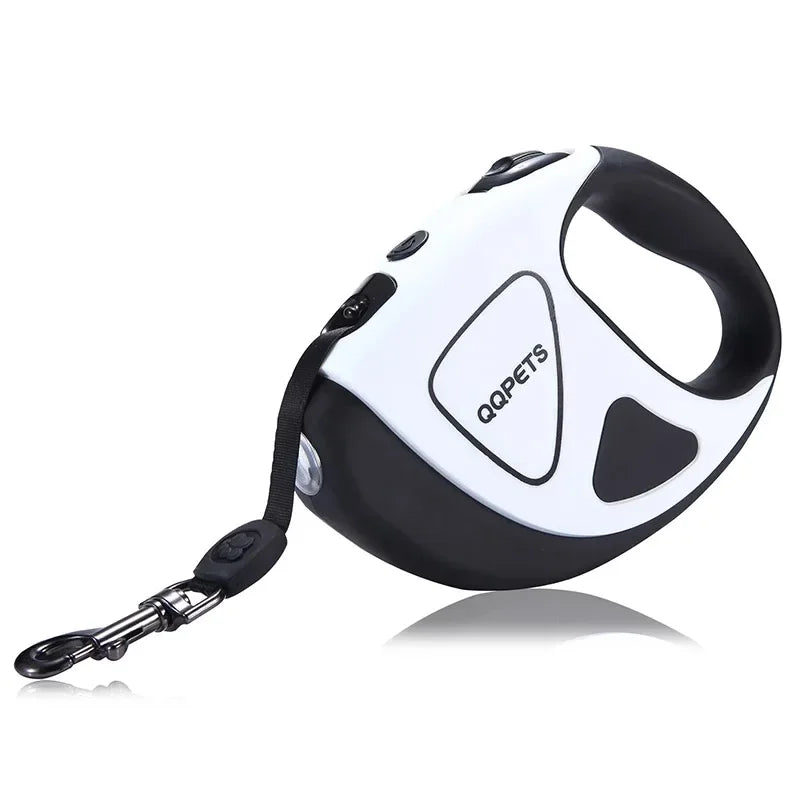 Pet Dog Retractable Leash With LED Shining 3m 5m Automatic Stretching Dog Hand Holding Fiber Rope Pet Supplies Leashes