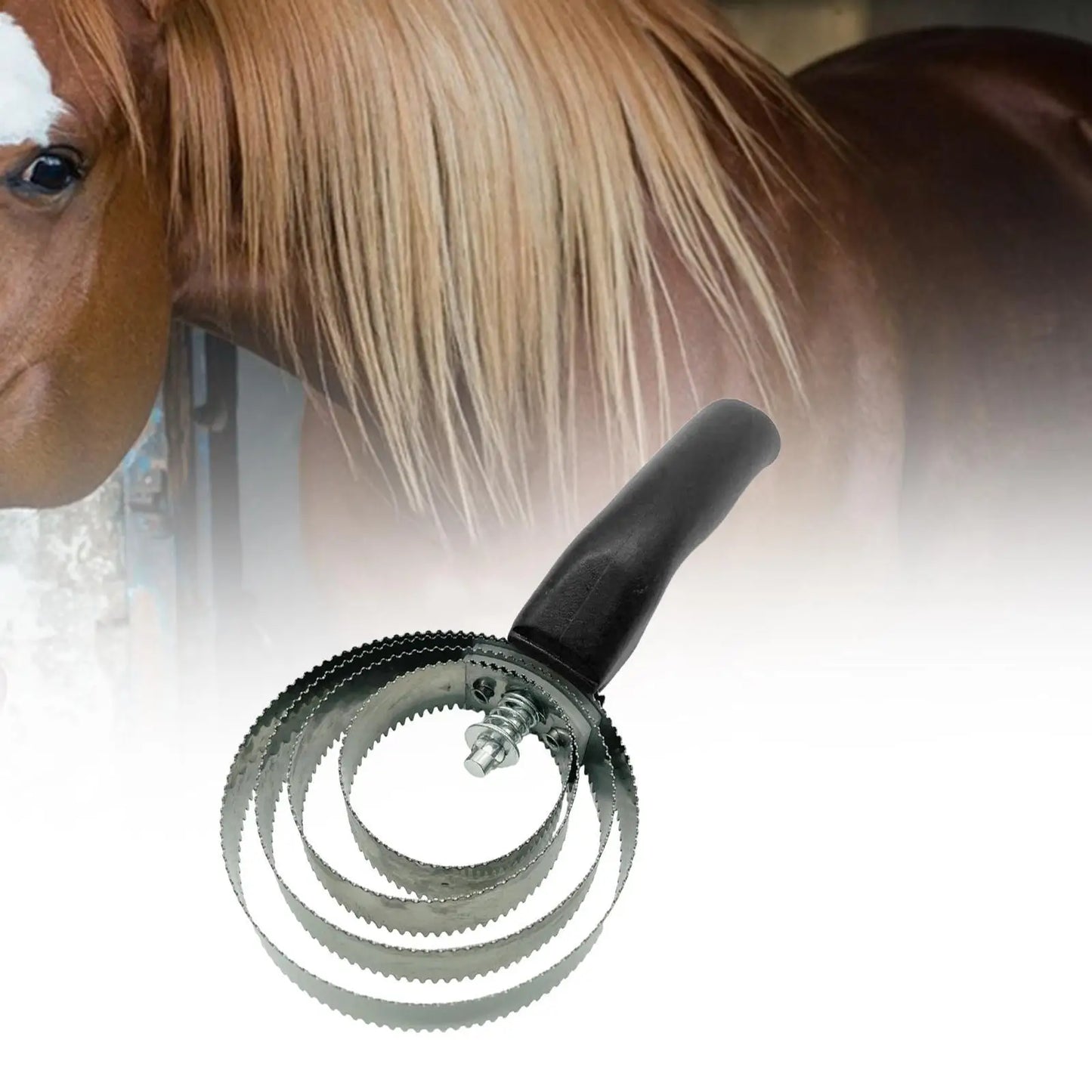 4 Rings Curry Comb Horse Grooming Supplies Stainless Steel for Dog Sheep Cow