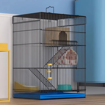 ‌Jumbo Hedgehog Sugar Glider Cage - Reinforced Escape-Proof Habitat, Chew-Resistant Large Base for Rats Hamsters
