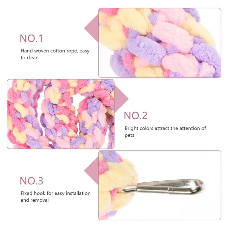 Interesting Rat Toy Wear-resistant Guinea Pig Toy Portable Sugar Glider Plaything Cage Interesting Guinea Pig Toy Rat Accessory