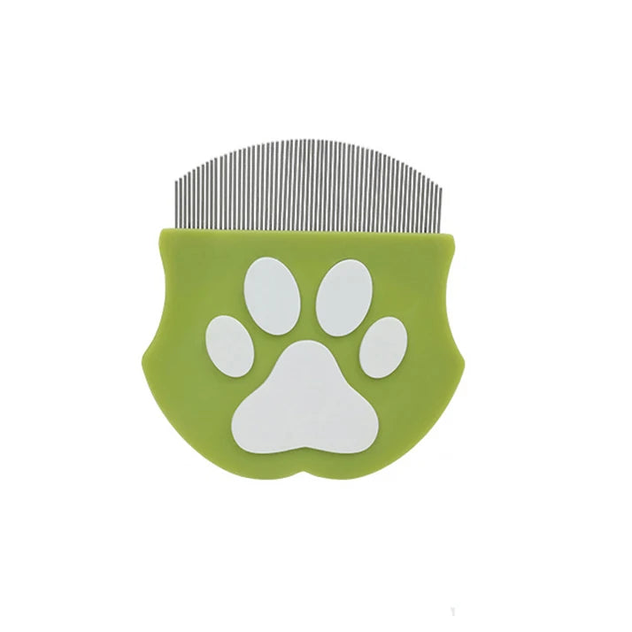 Pet Grooming Comb - Flea Comb for Cats & Dogs, Curved Design for Face & Body, Mini Detangling Brush for Pets 침구청소기 강아지미용  pet