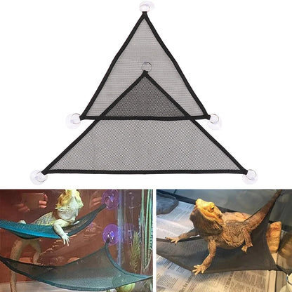 〔CC55〕Reptile Hammock Lounger Accessories For Large Small Bearded Dragons Anole Geckos Lizards Or Snakes Supplies