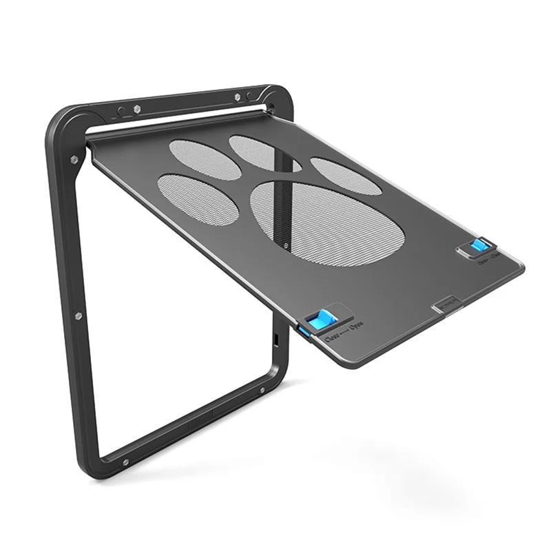 Pet Kitty Dog Door Flap Gate Opener Controlled Entry Electronic Screen Window Protector Wall Mosquito Net(Small:24cmx29cm)