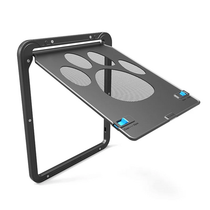Pet Kitty Dog Door Flap Gate Opener Controlled Entry Electronic Screen Window Protector Wall Mosquito Net(Small:24cmx29cm)