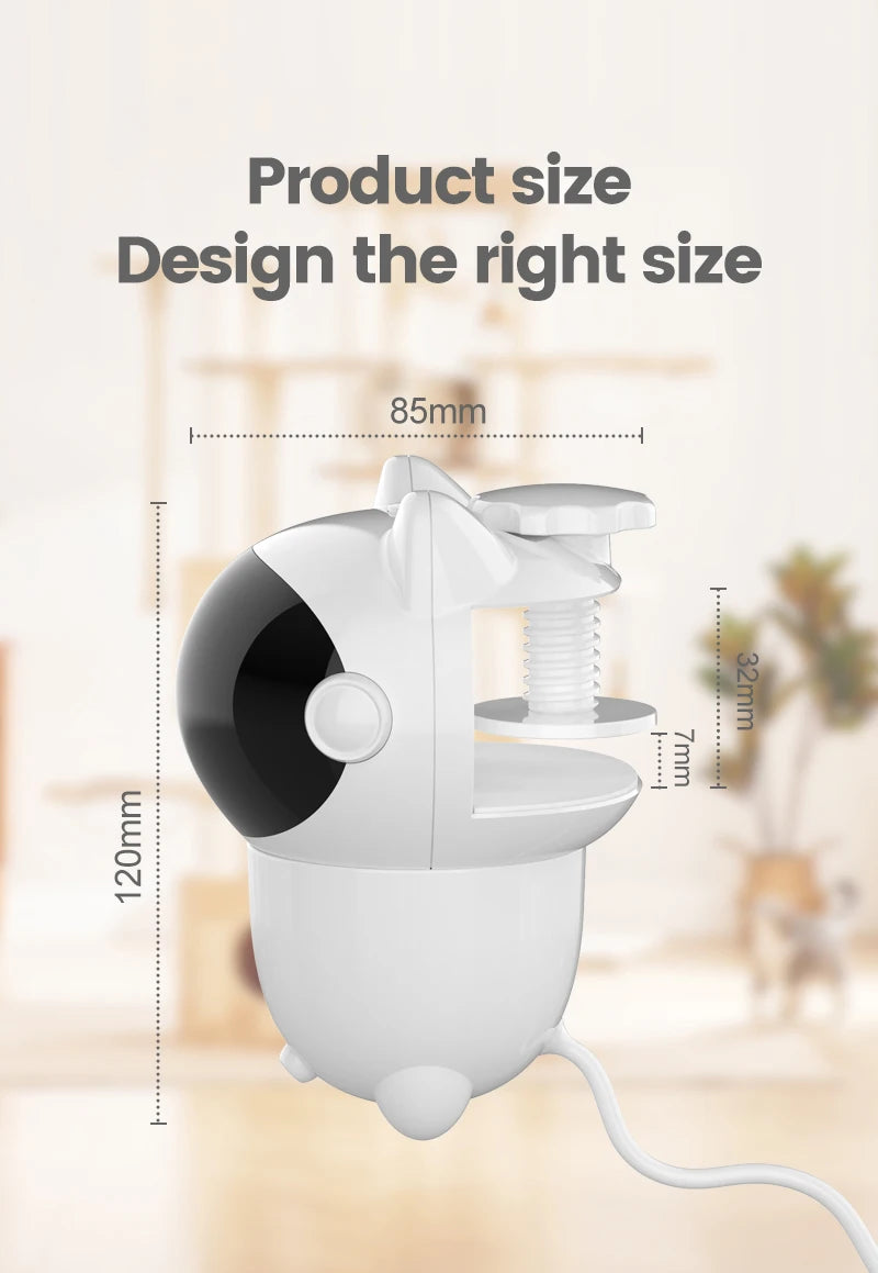 Infrared laser automatic cat teasing device, intelligent electric cat toy, self entertaining and relaxing pet toy