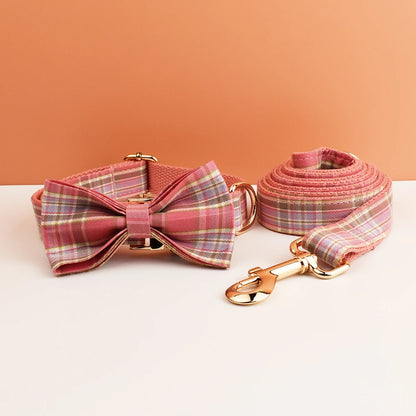 Luxury Dog Leash and Collar ，retractable walking collar for small and big pet .