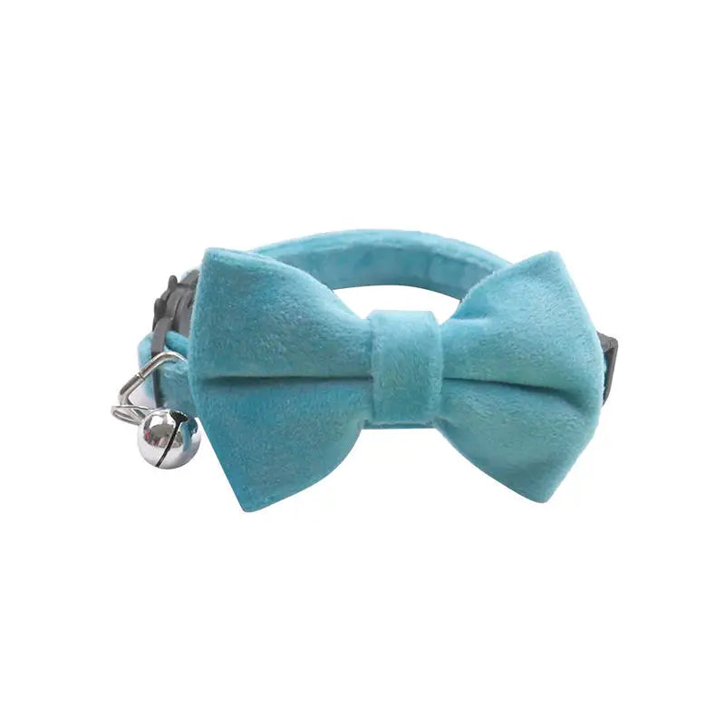 Pet Collars New Pet Bow Bell Collars Cute Cat Collars Pet Supplies Multicolor Adjustable Pets Dressing Tool Pets Accessories