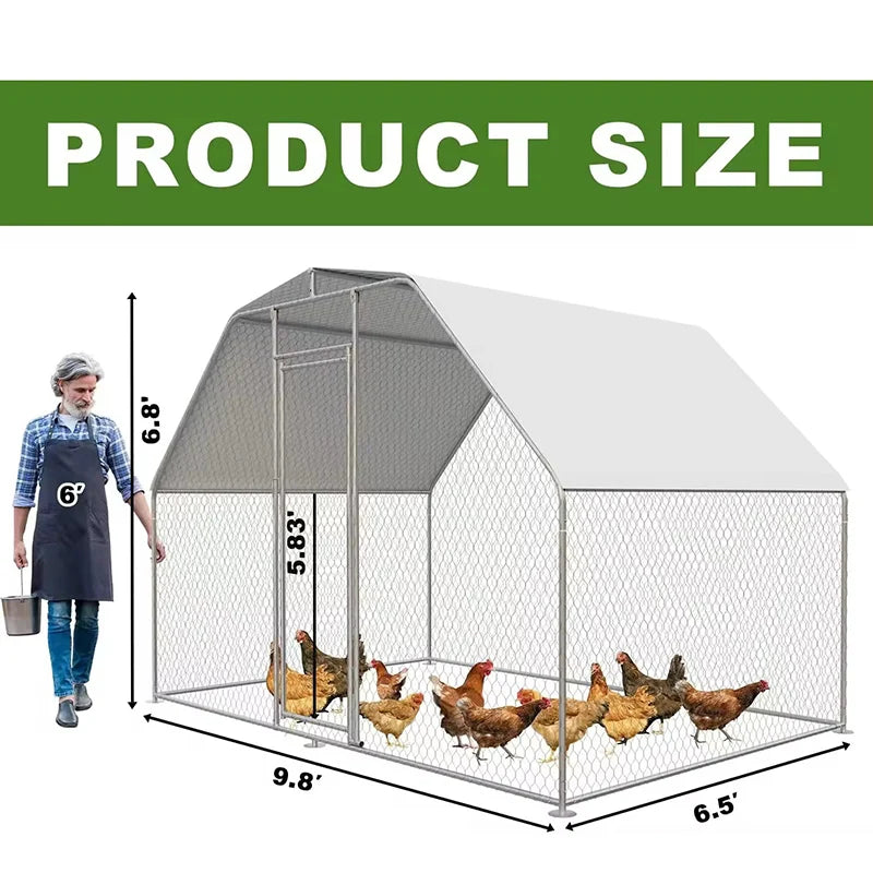 Outdoor Large-scale Chicken Duck Breeding Shed Nests Weatherproof Farm Poultry Cages Simple Breathable Pet Supplies Accessories