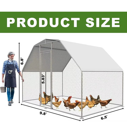Outdoor Large-scale Chicken Duck Breeding Shed Nests Weatherproof Farm Poultry Cages Simple Breathable Pet Supplies Accessories