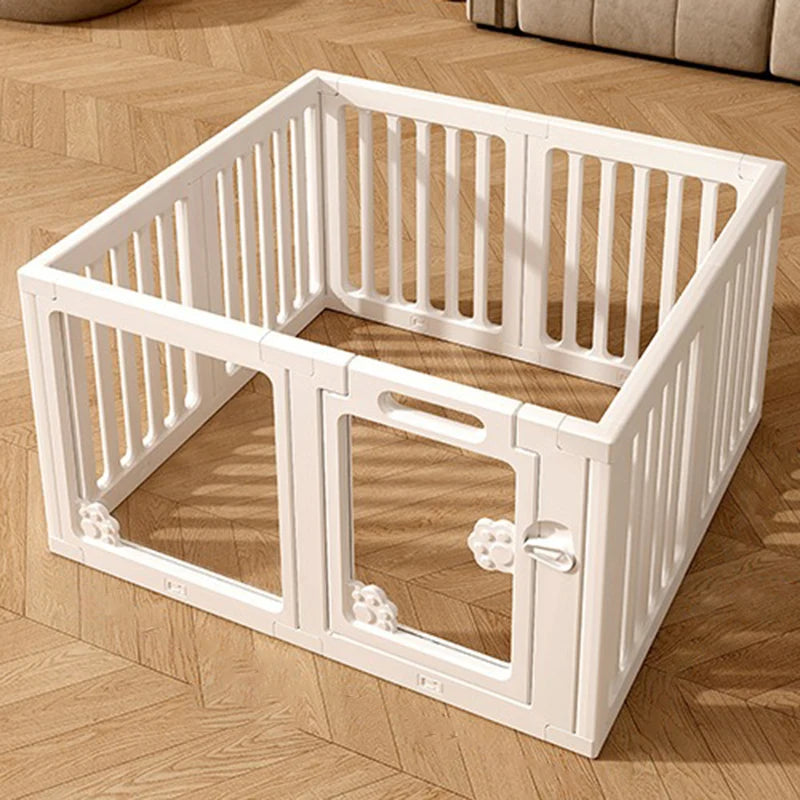 DIY Free Combination Dog Fence Transparent Indoor Acrylic Dog Playpen Splicing Isolation Pet Fences Household Small Enclosure