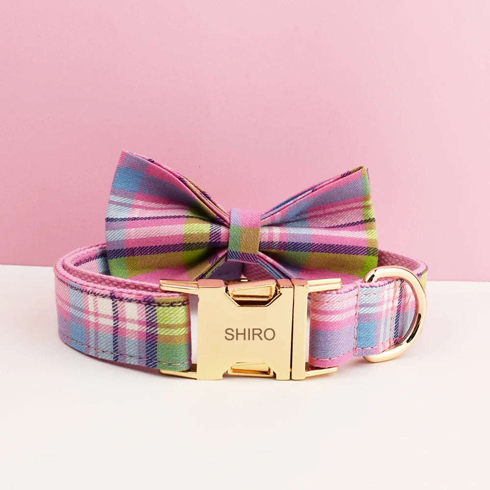 Luxury Dog Leash and Collar ，retractable walking collar for small and big pet .