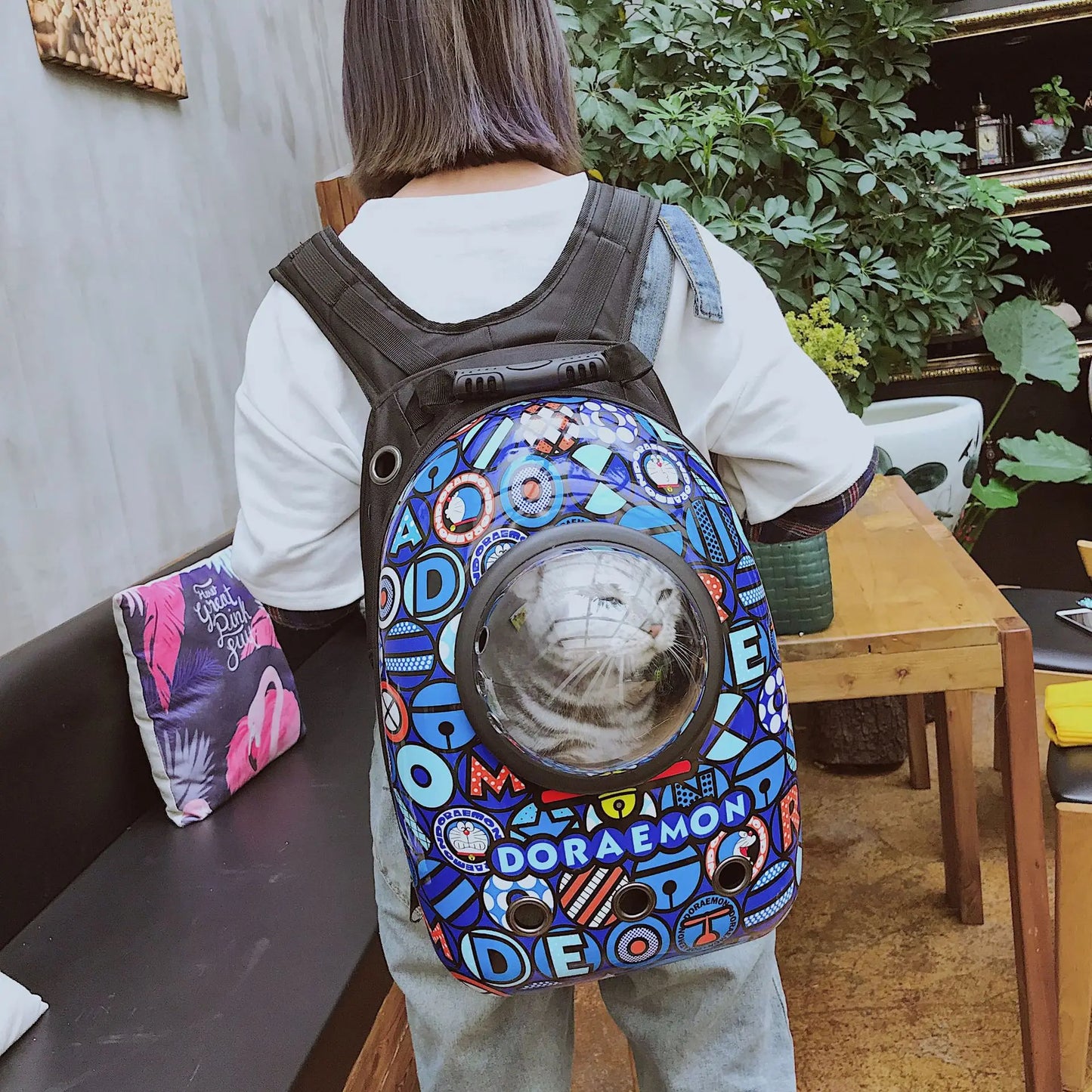 Shoulder Capsule Pet Bag, Go Out Portable Backpack, Cat Bag, Cat Supplies, Travel Bag, Carrier Space, Wholesale, New