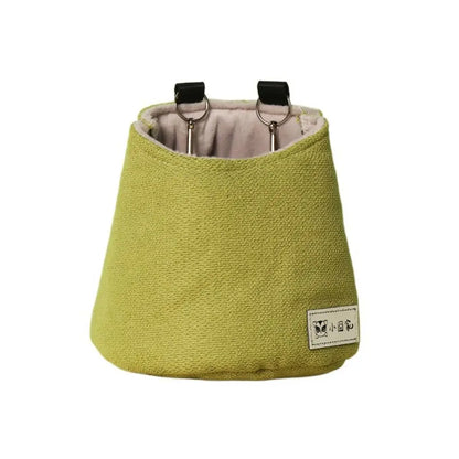 Opening Winter Sugar Glider Pouch Cloth/Plush Hanging Hamster Hanging Bed Soft with Hook Squirrel Bed Cage Autumn