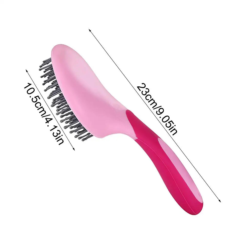 Horse Mane & Tail Brush Professional Humanized Handle Horsetail Comb Horse Grooming Brushes Mane and Tail Brush Pet Brush Comb