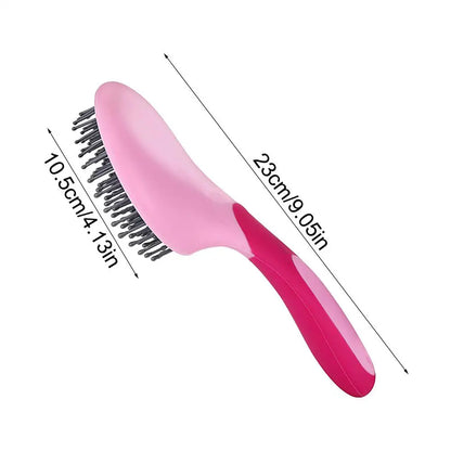 Horse Mane & Tail Brush Professional Humanized Handle Horsetail Comb Horse Grooming Brushes Mane and Tail Brush Pet Brush Comb