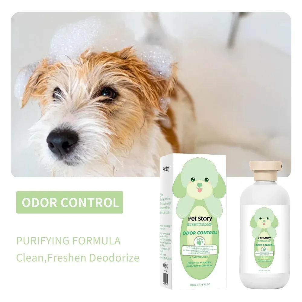 1pcs Premium Whitening Pet Grooming Shampoo - Cat Dog Universal Bath Shampoo With Lasting Fragrance And Clean Formula