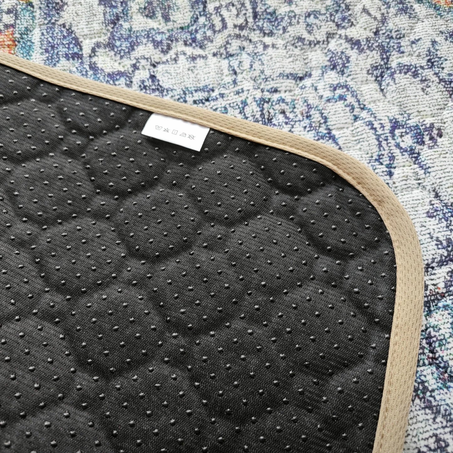 2pc Bohemian Pee Pad for Pet Dogs Cats，46.8x35“ Reusable Puppy Pads Super Absorbent Leakproof Dog Training Pads, winter