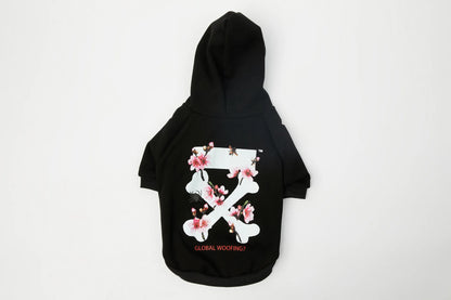 Woof Dog Hoodies M-3XL French Bull Dog Autumn Spring Clothing 2 Legged Warm Pet Outfit Sweaters