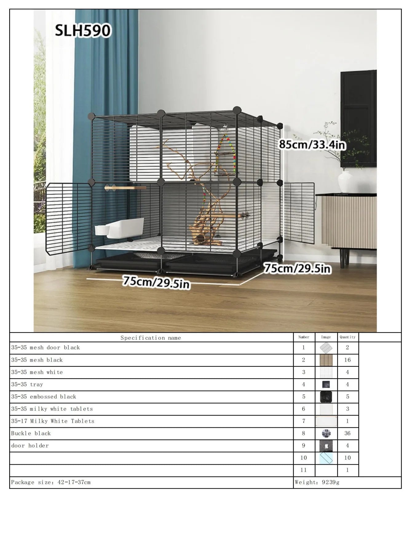 Large Bird Cage with Toilet Breeding Cage Suitable for Mynas, Budgerigars, Cockatiels, Finches, Thrushes, Multi-Layer Iron Bird Nest