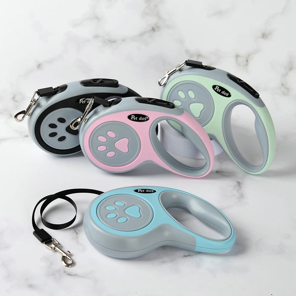 3/5M Dog Leash For Small Medium Large Dogs Cat Puppy Lead Extending Automatic Retractable Outdoor Walking Pet Labrador Supplies