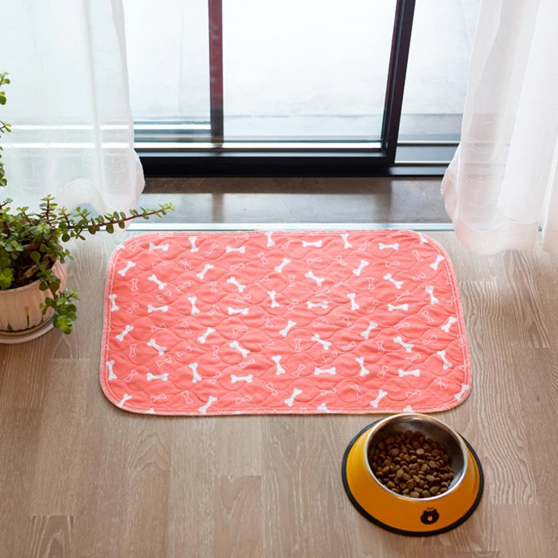 Pheromone-Infused Puppy Pads, Reusable Dog Training Pee Mats, Robust 4-Layer Leak-Proof Padding with Anti-Slip Base