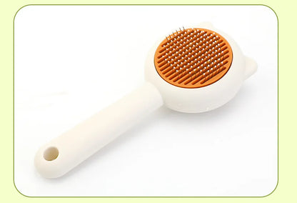 Cat Dog Grooming Brush Deshedding Tool for Loose Fur Removal Slicker Brush Pet Hair Care Essential