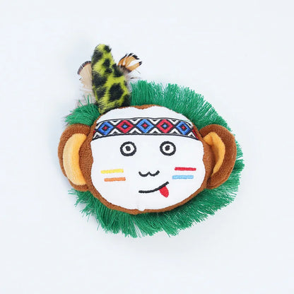 Cat Toys with Catnip, Plush Fringe Feather Toys for Boredom Relief, Chewing & Teething, Interactive Kitten Toys