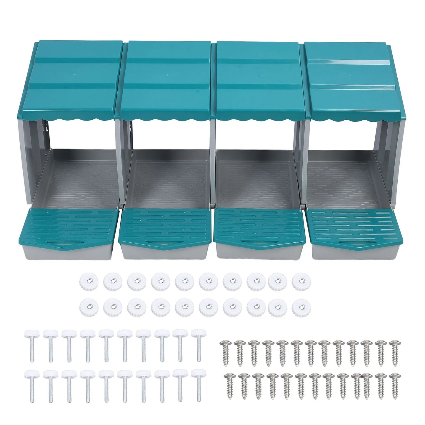 Chicken Nesting Box PP Chicken Egg Laying Box for Hens Ducks Poultry Comfortable Spacious Easy To Clean Chicken Egg Laying Box