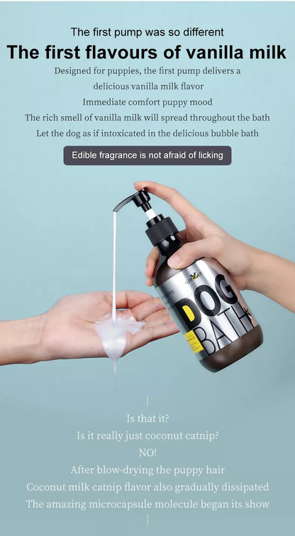 Pet Shampoo for Dogs Dry Skin amp Itch Relief Anti-flea Bath Wash Pet Shower Anti Ticks Cats Hair Care Cleaning Shower Gel Soap