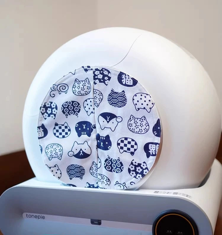 Closed Smart Litter Box Door Curtain Deodorant Pet Accessories Pure Handmade Cotton Deodorant Belt Litter Cat Toilet Cat Supplie