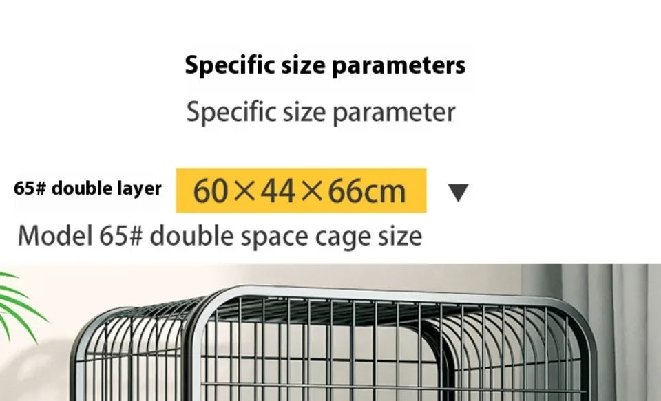 Window Openable Mesh Cat Cages Creative Pet Villa Duplex Luxury Cat Dog House Durable Metal Pet Room Modern Minimalist Doghouse