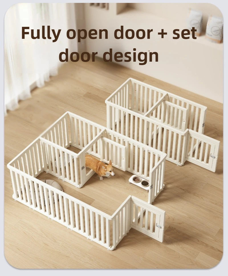 Pet Fence Interior Household Dog Fence Safety Protection Fence Anti Escape Free Splicing Dog Cage Portable Pet Partition Product