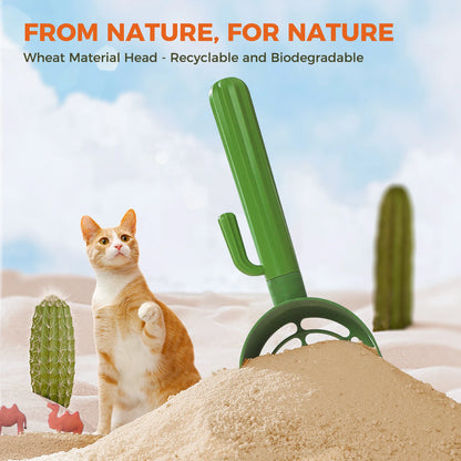 Cat Litter Scoop Pet Cleaning Tool Detachable Pet Poop Shovel with Garbage Bags Replaceable Scoop Cats Toilet Cleaning Shovel