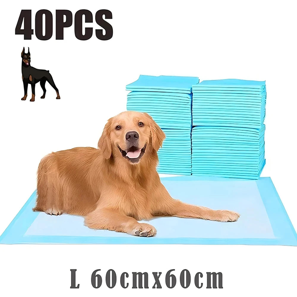 20/40/50/100PCS Blue Pet Diaper Cats Dogs Pet Diaper Dogs Training Disposable Care Pee Pads Surface Litter Clean Toilet Supplies