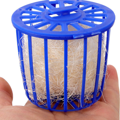 2 Pcs Bird's Nest Toy Breeding Parrot Cage Birds Bedding for Plastic House Hollow Hideaway Shelter Hanging Canary Nests Cages