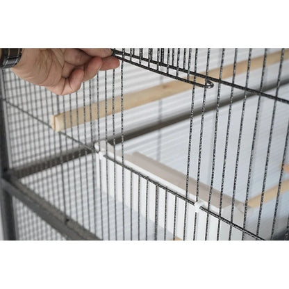 Wrought Iron Cages Breeder Accessories Acrylic Finches Hanging Stand Folding for Birds Decoration Wedding  Large Bird Cage
