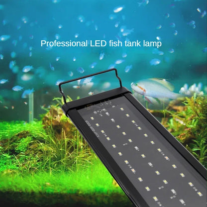 24WLED Aquarium Light,Waterproof Fish Tank Light For Water Plant Fish Coral Reef Light ,Full Spectrum,Extendabl Bracket,RGB LEDs