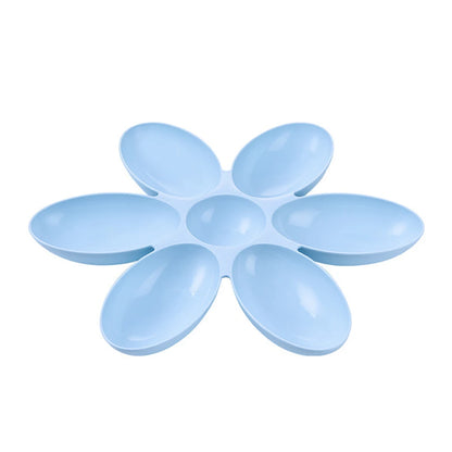 Cat Bowl Multi Cat Petal Food Bowl Baby Cat Milk Cat Special Bowl Multi functional Cat and Dog Food Bowl Upgrade Pet Lunch Time