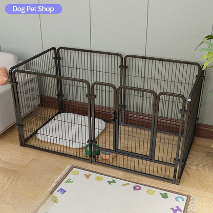 Cat dog cages household indoor pet enclosures small to large dog enclosures for free combination training and toilet isolation