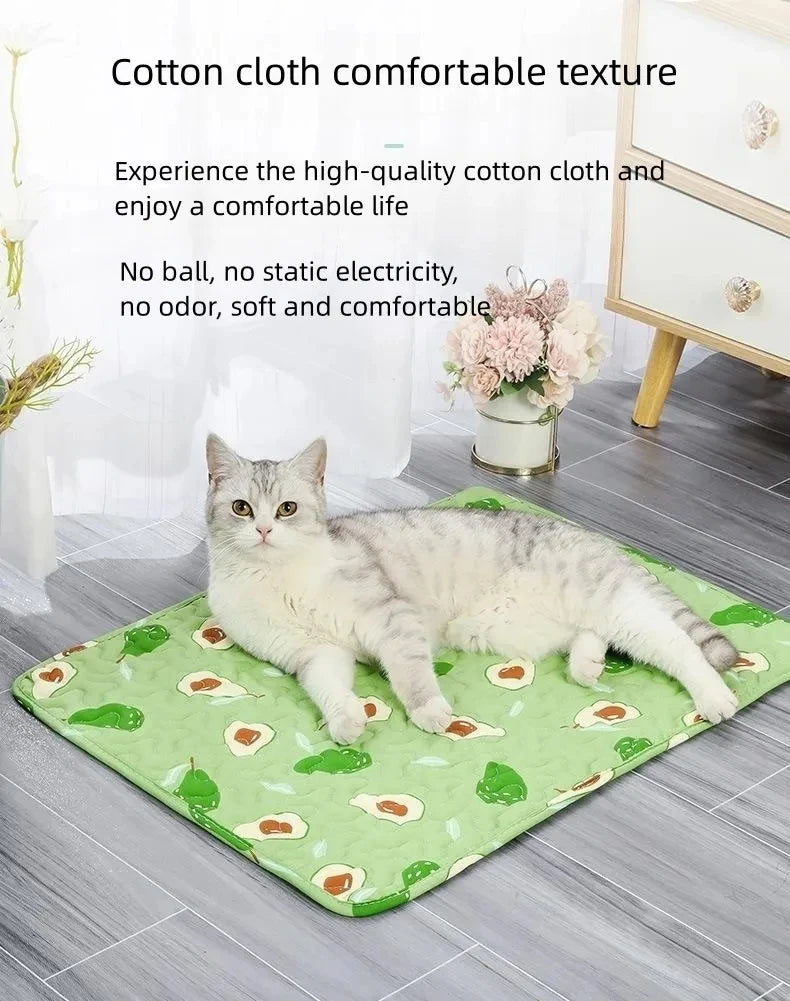 Washable Pet Pee Pad Pet Diaper Mat Reusable Mats for Dogs Dog Bed Urine Washable Dog Training Pad Four Seasons Pet Mat Urine