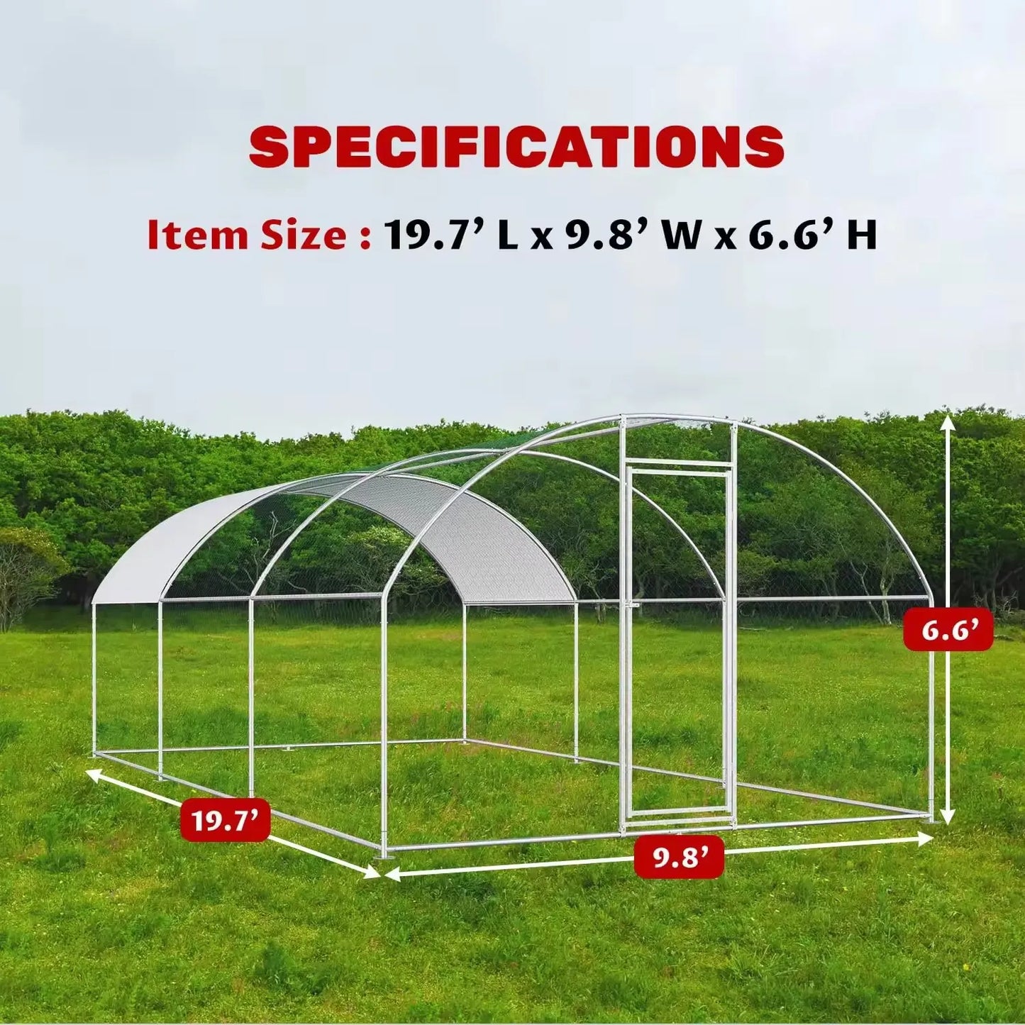 Outdoor Large-scale Chicken Duck Breeding Shed Nests Weatherproof Farm Poultry Cages Simple Breathable Pet Supplies Accessories