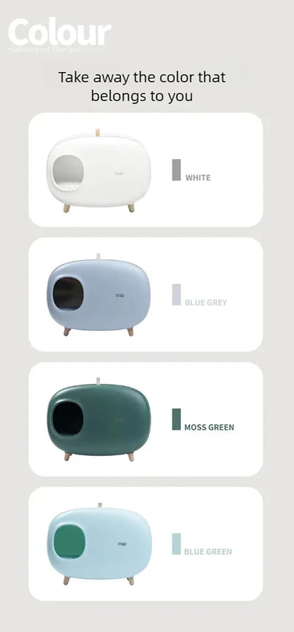 Mochi cat litter box fully enclosed pet supplies cat toilet drawer large cat litter box cat supplies