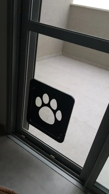 Pet Door Outdoor Dogs Cats Window Gate House Enter Freely Fashion Pretty Garden New Safe Lockable Screen Easy Install  Dog Gate