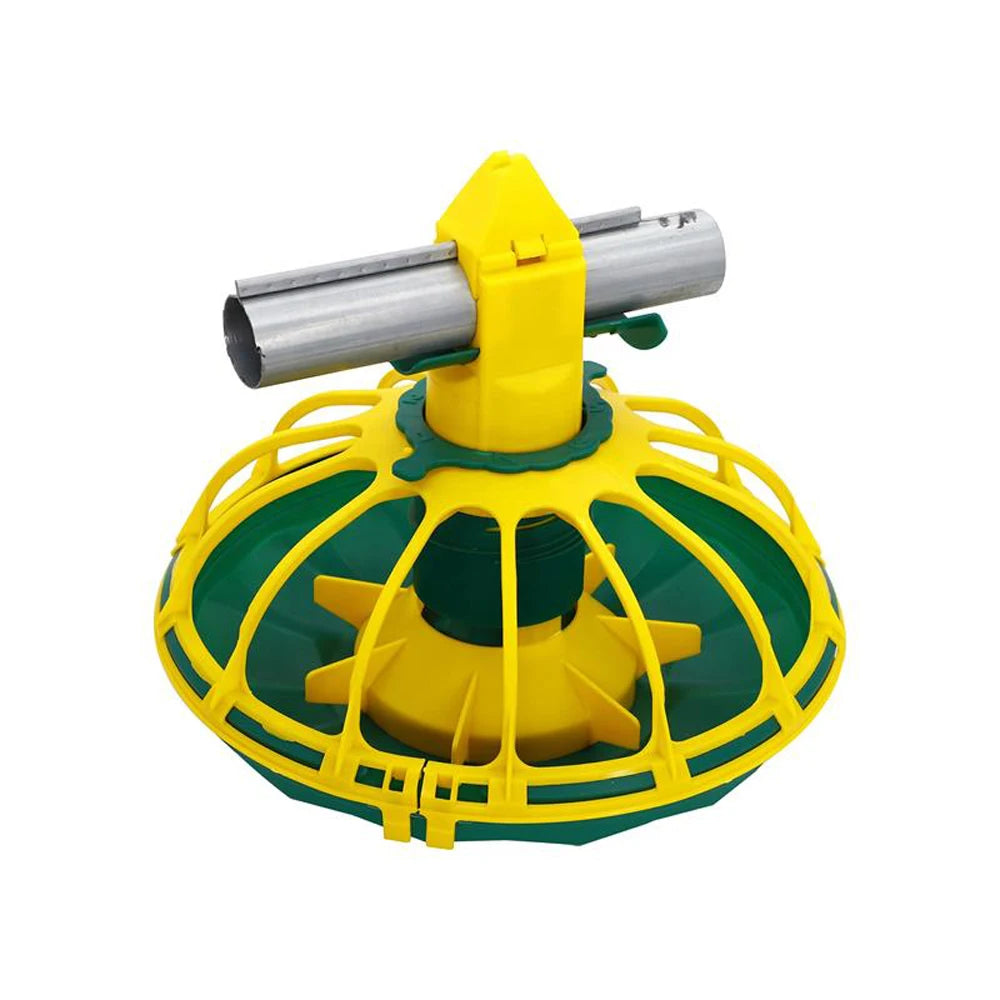 Chicken Feeding System In Broiler Coop Shed For Poultry Farm With Automatic Feeder And Drinker